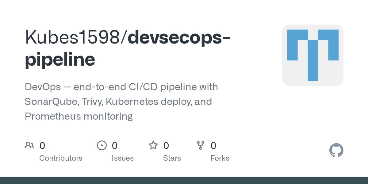 End-to-End DevSecOps Pipeline