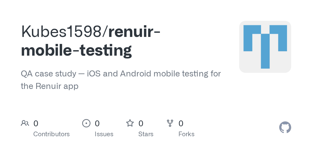 Renuir — iOS & Android Mobile Testing