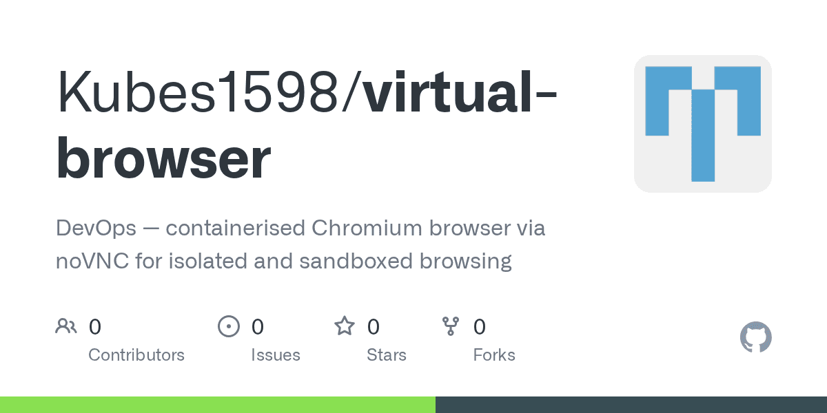 Containerised Virtual Browser